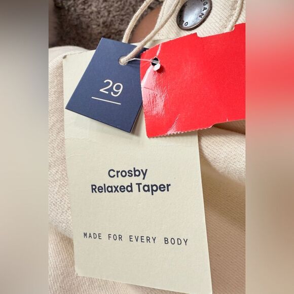 Oliver Logan Crosby Relaxed Creamy White Jeans - Picture 8 of 8